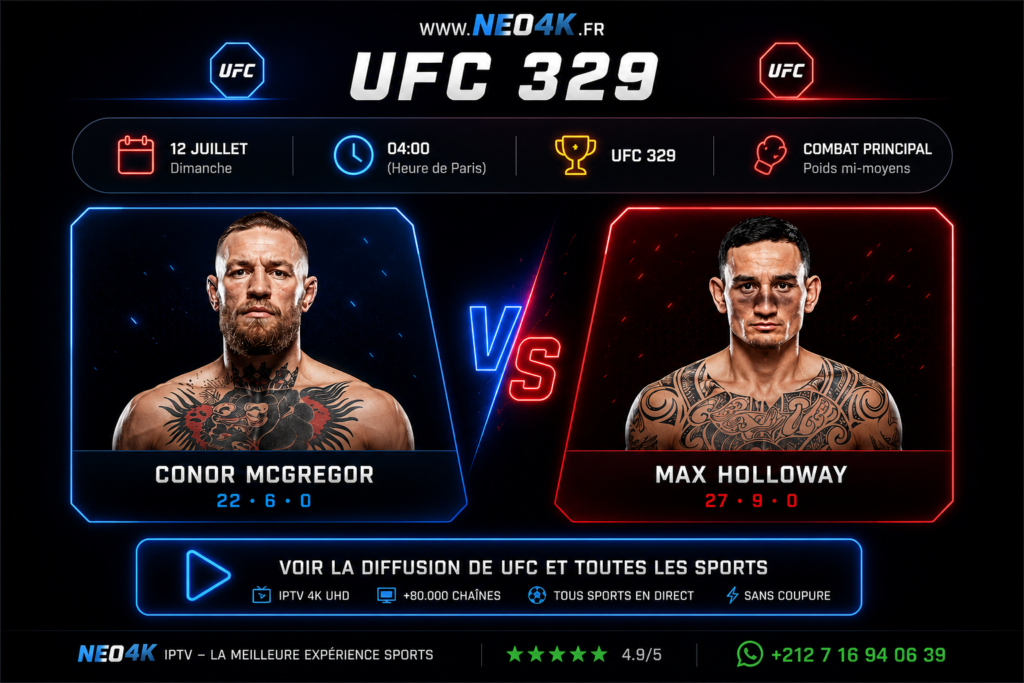 Conor McGregor vs Max Holloway